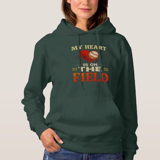 Mitt hjärta är på planen t shirt (Framsida)