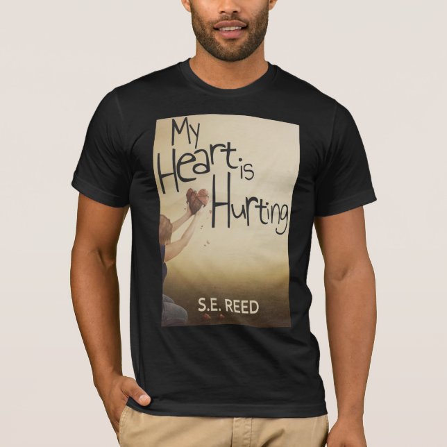 Mitt hjärta gör ont  t shirt (Framsida)