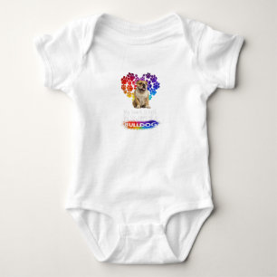 Mitt hjärta hålls av Tassen på en bulldog T Shirt