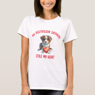 Mitt hjärta i Australian shepherd är mitt hjärta T Shirt