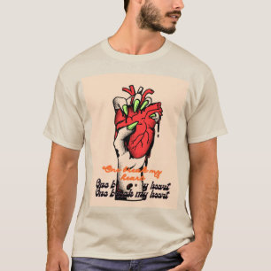 Mitt hjärta i min hand är ett "Break My Heart desi T Shirt