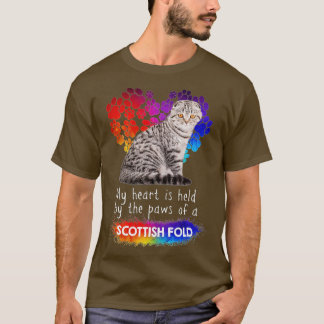 Mitt hjärta innehas av Tassen av en skotsk guldgru T Shirt
