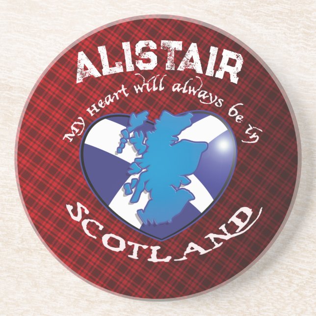 Mitt hjärta kommer alltid att vara i SCOTLAND! Underlägg (Framsidan)