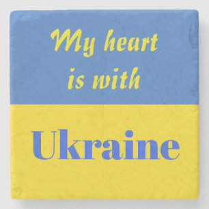 Mitt hjärta ligger hos Ukraina Stenunderlägg