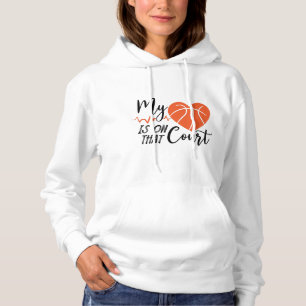 Mitt hjärta ligger på den domstolen t shirt