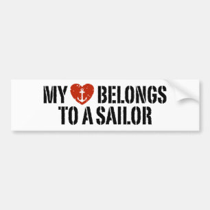 Mitt hjärta Sailor Bildekal