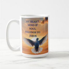 Mitt hjärta, sinne och själ-Tillhör till Jesus Kaffemugg