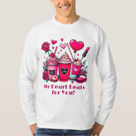 Mitt hjärta slår för dig Valentines day T Shirt