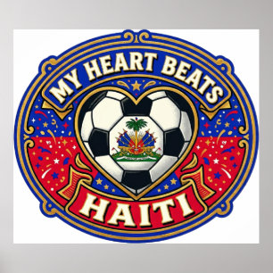 Mitt hjärta slår för Haiti VM 2026 Poster