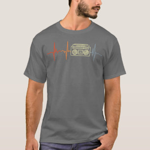 Mitt hjärta slår för hiphop-musik vän t shirt