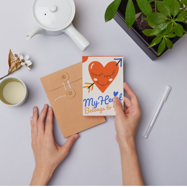 Mitt hjärta tillhör dig julkort (Skapare uppladdad)