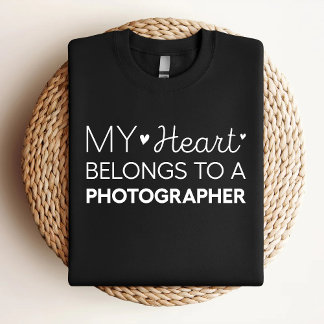 Mitt hjärta tillhör en fotograf Söt fotograf T Shirt