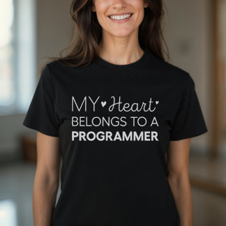 Mitt hjärta tillhör en programmerare Söt programme T Shirt