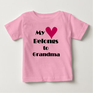 Mitt hjärta tillhör mormor t shirt