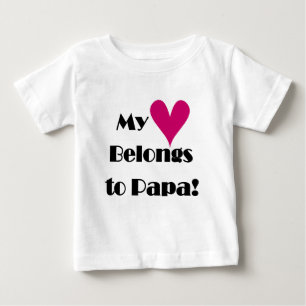 Mitt hjärta tillhör Pappa T Shirt