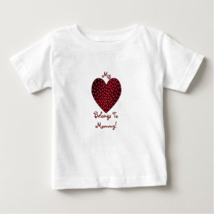 Mitt hjärta tillhör till Mamma! Baby Longsleeve Ts T Shirt