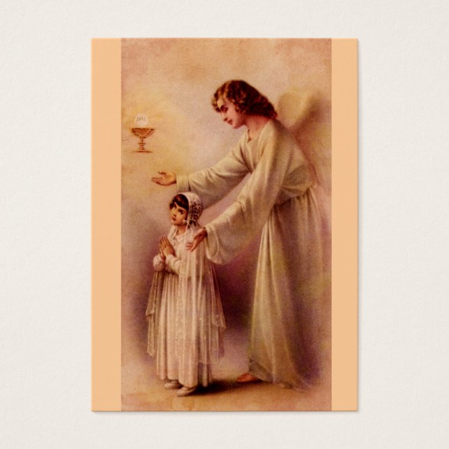 Mitt hjärta uppfattar dig som bönekort visitkort (Framsidan)