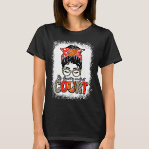 Mitt hjärta vid domstolen Mors dag Leopard Bysket T Shirt