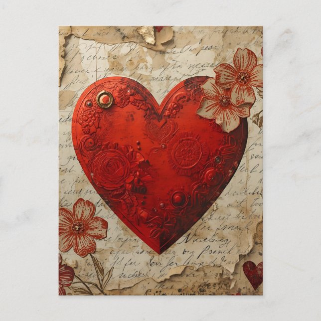 Mitt hjärta  vykort (Framsida)