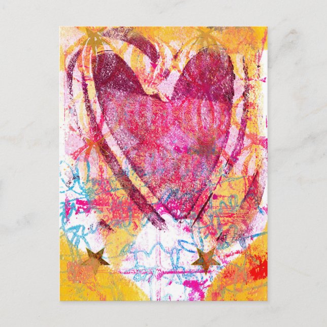 Mitt hjärta vykort (Framsida)