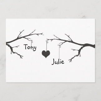 MITT Hjärtar din inbjudan till Förlovningsfest