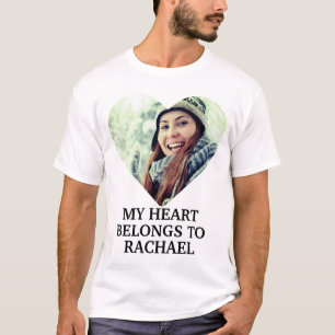 Mitt hjärtefoto för Anpassat tillhör T Shirt