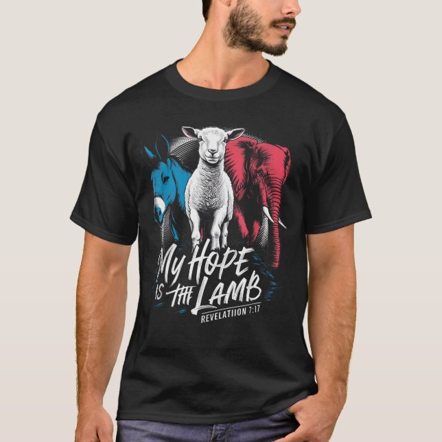 Mitt Hopp Är I Lammdonkeyelefanten T Shirt (Framsida)