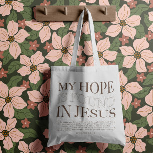 Mitt hopp finns Christian Aesthetic Appart Tygkasse