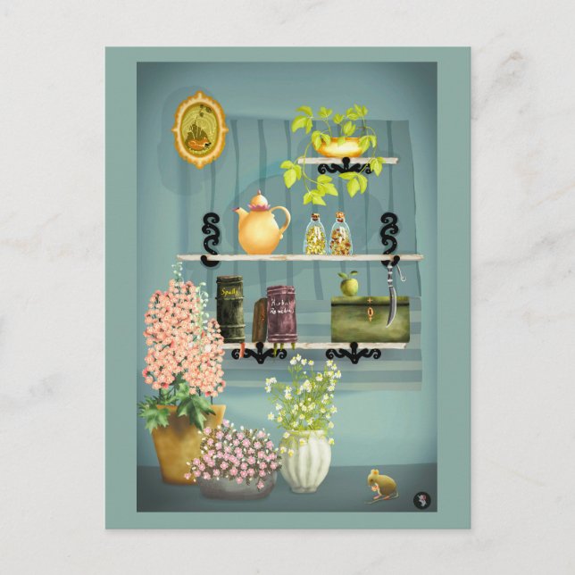 Mitt hörn av Witchy Sak Vykort (Framsida)