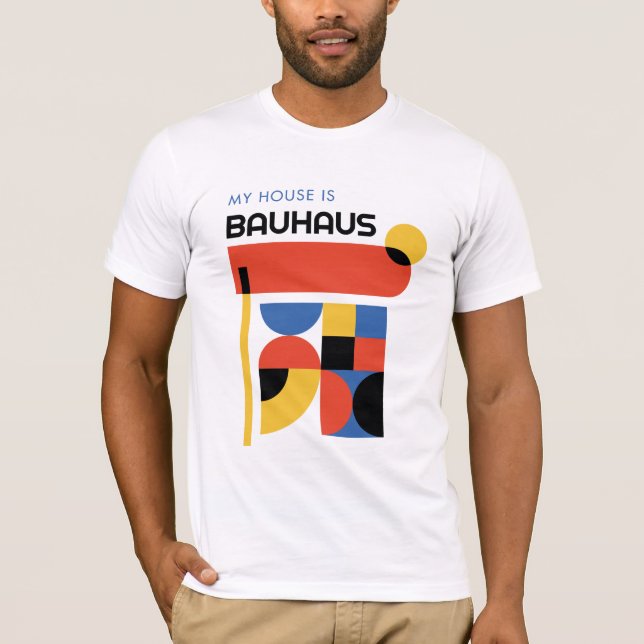 Mitt hus är Bauhaus German Art History T-Shirt (Framsida)