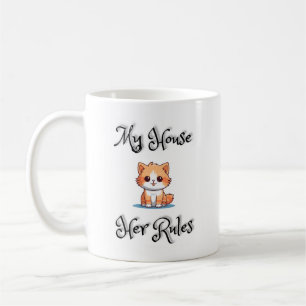 Mitt hus Hennes regler Kaffemugg