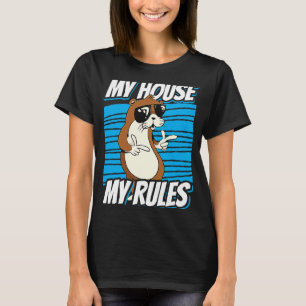 Mitt hus min Regler-katt med solglasögon T Shirt