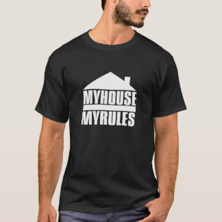 Mitt hus min regler t-shirt