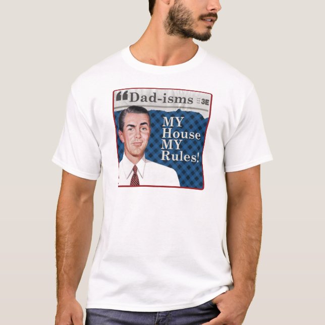 MITT hus, MIN regler! T-shirt (Framsida)
