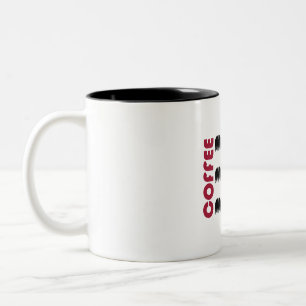 Mitt hus Mitt Regler mitt kaffe Två-Tonad Mugg