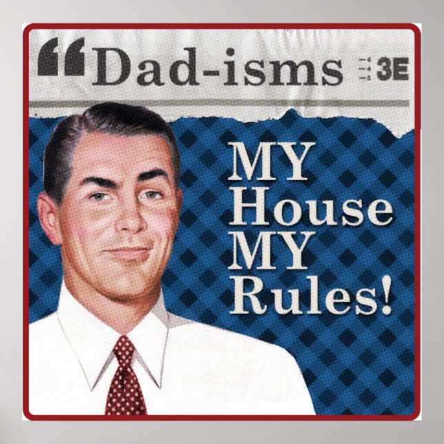 MITT hus MY regler poster (Framsidan)