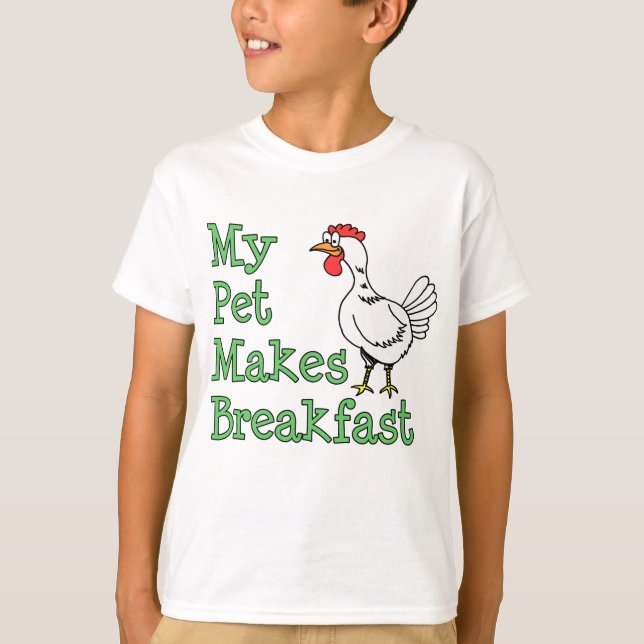 Mitt husdjur gör frukosten tröja (Framsida)