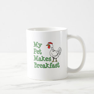 Mitt husdjur gör frukosthönamuggen kaffemugg