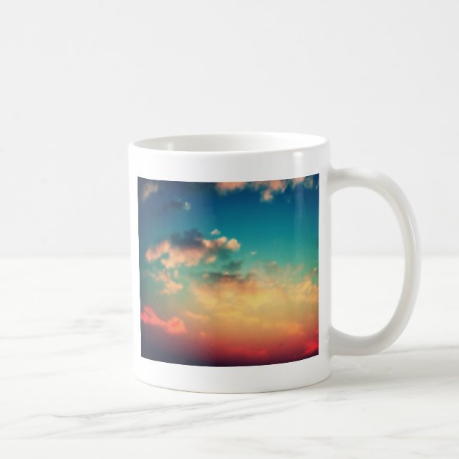 Mitt huvud klibbas i molnen kaffemugg (Höger)