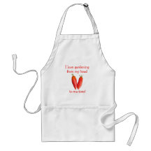 Mitt huvud-till-Morsa-Toes-funny Vegetable Apron