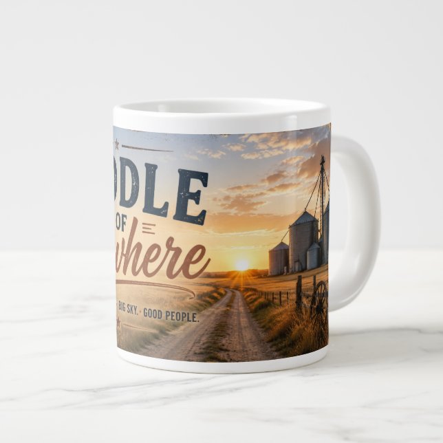 Mitt i ingenstans Glasgow Montana Jumbo Mugg (Framsida höger)