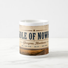 Mitt i ingenstans Glasgow Montana Kaffemugg