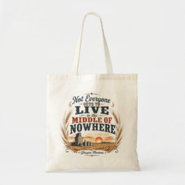 Mitt i ingenstans Glasgow Montana Rustic Tygkasse