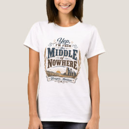 Mitt i ingenstans Glasgow Montana T Shirt