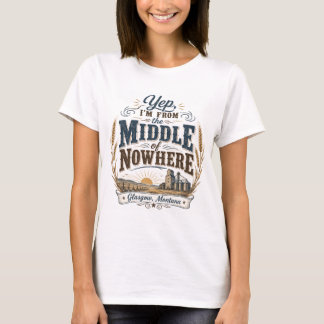 Mitt i ingenstans Glasgow Montana T Shirt