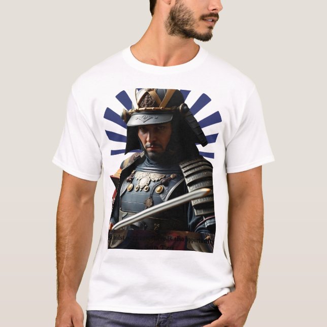 Mitt i kaos finns också möjlighet. t shirt (Framsida)