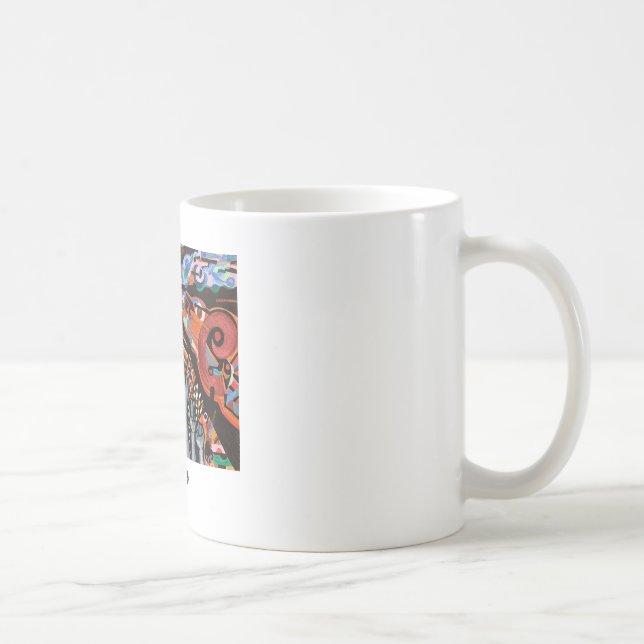 Mitt i kaos, reser jag mig kaffemugg (Höger)