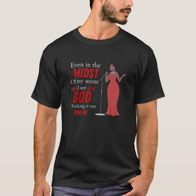 Mitt i min storm t shirt (Framsida)