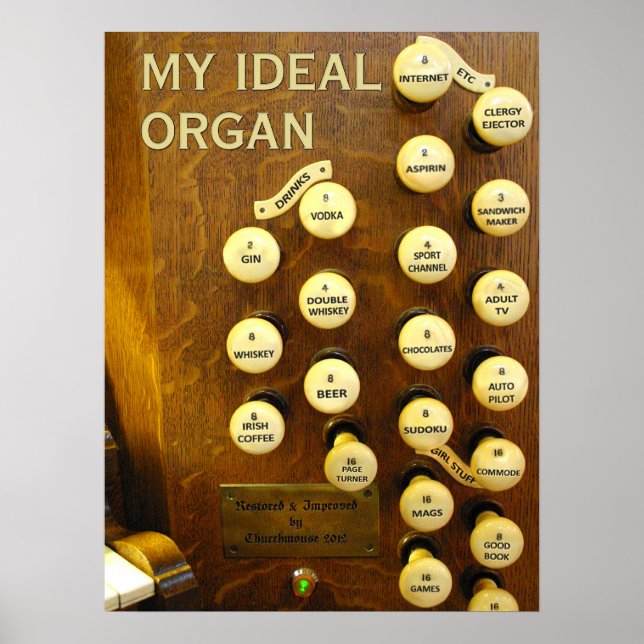 Mitt idealiska organ poster (Framsidan)