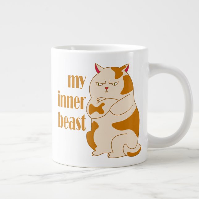 Mitt initieringstecken för tjock med låg beast jumbo mugg (Höger)